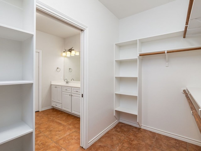 4914 Big Bend Trl, Georgetown, TX 78633 - spacious closet with a sink