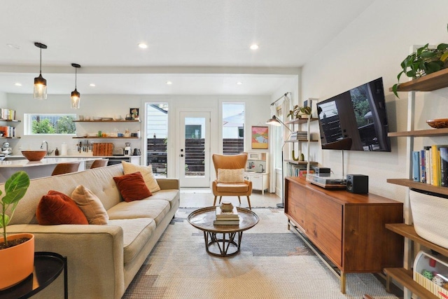 6505 Grover Ave Unit 1, Austin, TX 78757 - living room with recessed lighting