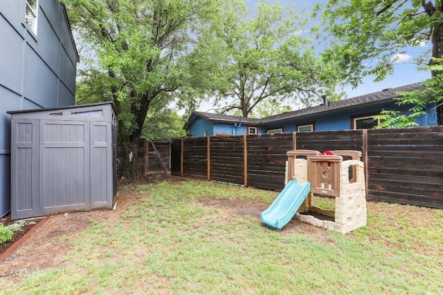 6505 Grover Ave Unit 1, Austin, TX 78757 - view of yard with a playground