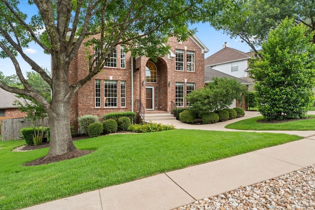 10617 Bramblecrest Dr, Austin, TX 78726 - view of front facade featuring brick siding