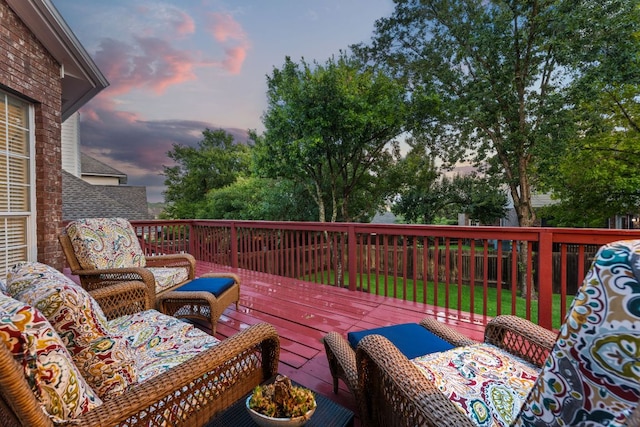 10617 Bramblecrest Dr, Austin, TX 78726 - view of wooden terrace