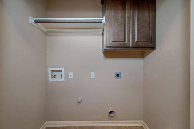 11000 Anderson Mill Rd Unit 96, Austin, TX 78750 - laundry room featuring electric dryer hookup, washer hookup, gas dryer hookup, baseboards, and cabinet space
