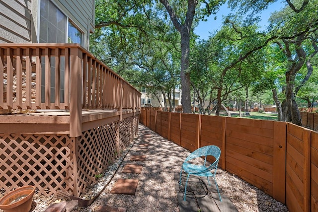 11000 Anderson Mill Rd Unit 96, Austin, TX 78750 - view of patio / terrace featuring a wooden deck