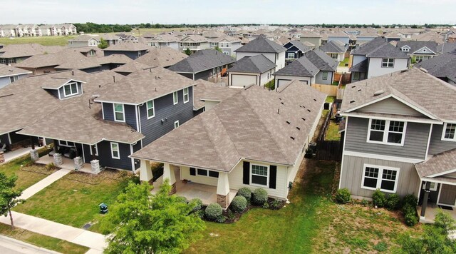 211 S Timber Brook Dr, Hutto, TX 78634 - aerial perspective of suburban area