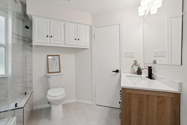 6029 Mount Bonnell Cv, Austin, TX 78731 - full bath featuring vanity and an enclosed shower