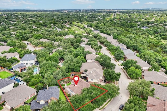 1252 Fall Creek Loop, Cedar Park, TX 78613 - aerial view of residential area with property boundaries highlighted