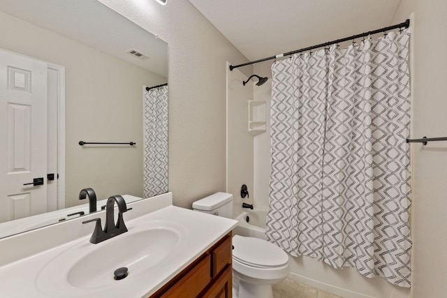 1129 Wigwam Dr, Leander, TX 78641 - bathroom with vanity and shower / bathtub combination with curtain