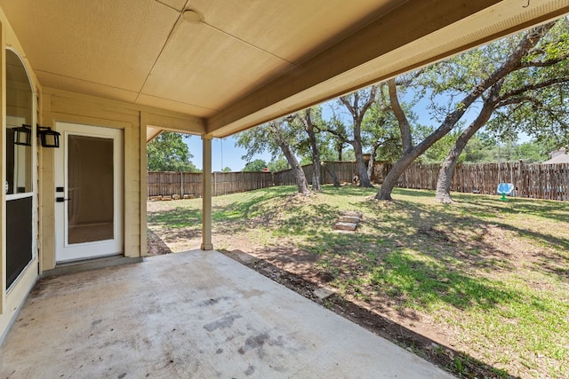 1129 Wigwam Dr, Leander, TX 78641 - fenced backyard with a patio