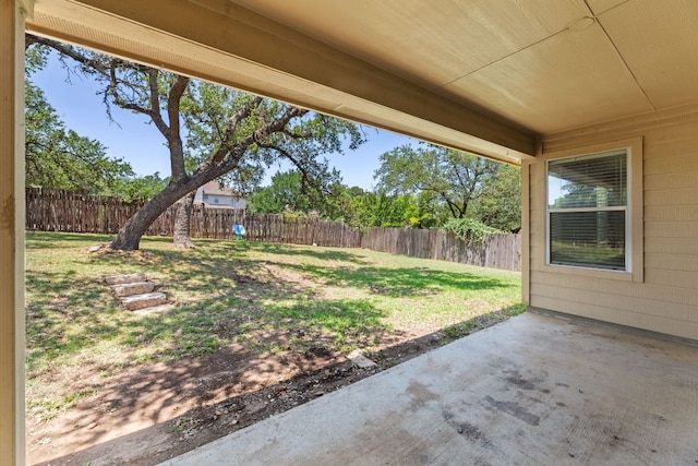 1129 Wigwam Dr, Leander, TX 78641 - fenced backyard with a patio