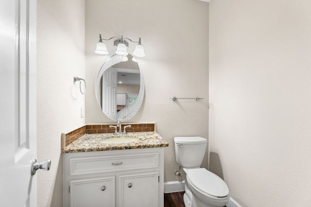2308 Falcon Dr, Round Rock, TX 78681 - half bathroom with vanity and toilet