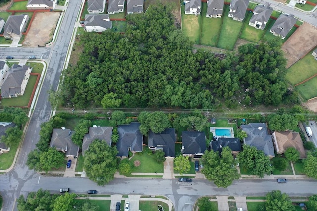 2308 Falcon Dr, Round Rock, TX 78681 - aerial view of property's location featuring nearby suburban area and property parcel outlined