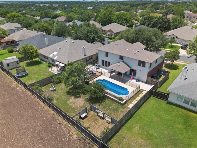 320 Ranier Ln, Round Rock, TX 78665 - aerial view of residential area with a pool
