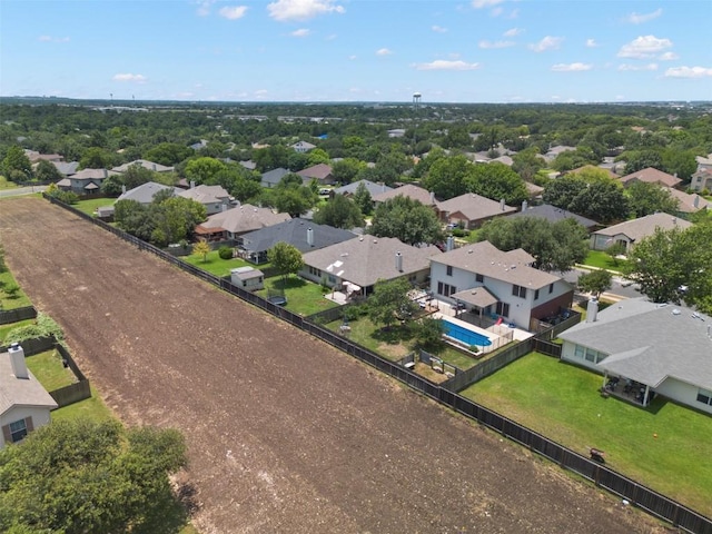 320 Ranier Ln, Round Rock, TX 78665 - aerial view of residential area featuring a pool