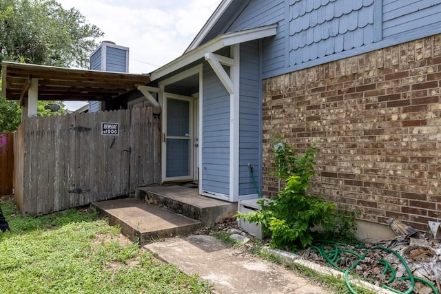 2625 Gwendolyn Ln, Austin, TX 78748 - view of exterior entry with brick siding
