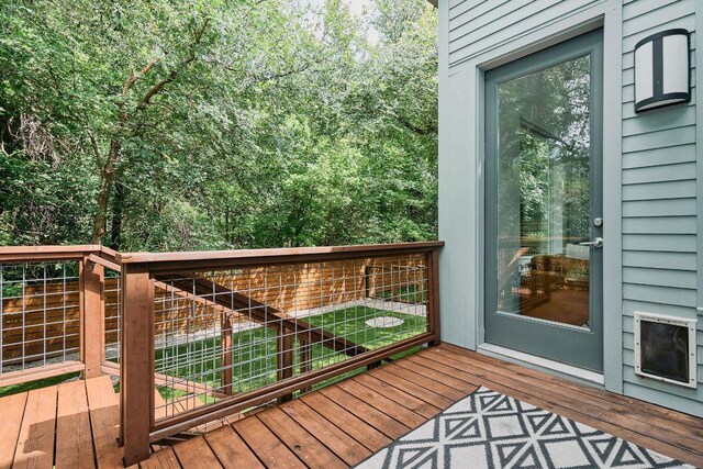 3001 Del Curto Rd Unit 14, Austin, TX 78704 - view of wooden deck
