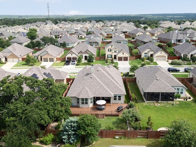 116 Waterloo Cv, Georgetown, TX 78628 - aerial perspective of suburban area