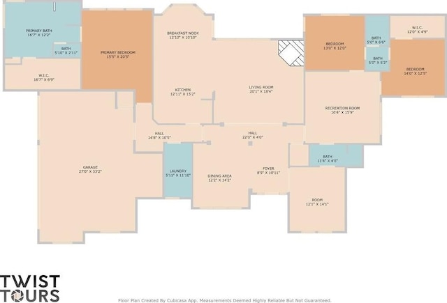 116 Horseshoe Dr, Dripping Springs, TX 78620 - floor plan / room layout