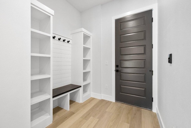 14804 Arrowhead Dr, Leander, TX 78641 - mudroom featuring wood finished floors