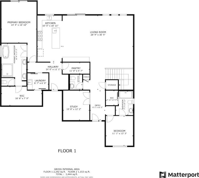 14804 Arrowhead Dr, Leander, TX 78641 - view of floor plan / room layout
