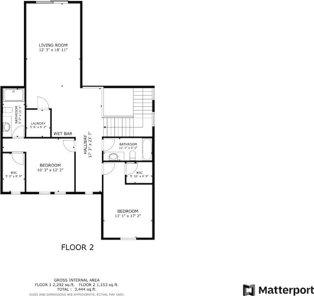14804 Arrowhead Dr, Leander, TX 78641 - view of room layout