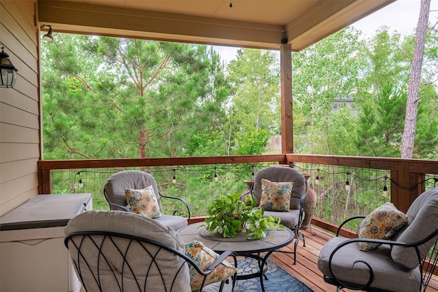 108 Kaliu Ct, Bastrop, TX 78602 - view of wooden terrace