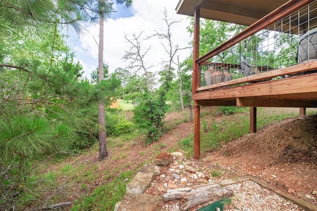 108 Kaliu Ct, Bastrop, TX 78602 - view of yard featuring a wooden deck