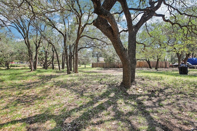 600 Augusta Cir N, Point Venture, TX 78645 - view of yard