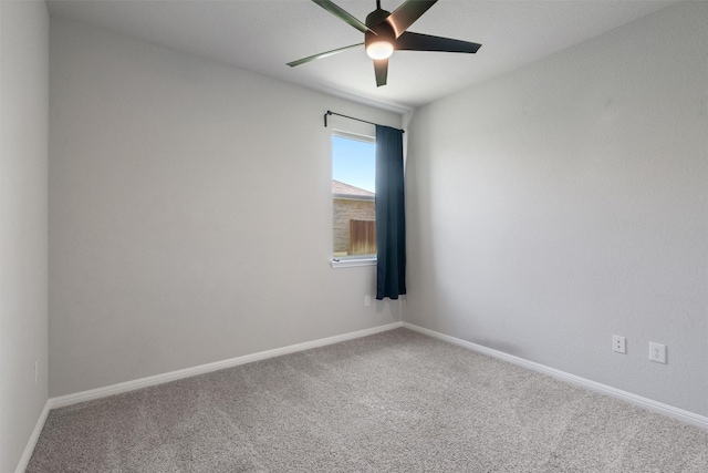 632 Otto Ave, Georgetown, TX 78626 - unfurnished room featuring carpet and ceiling fan