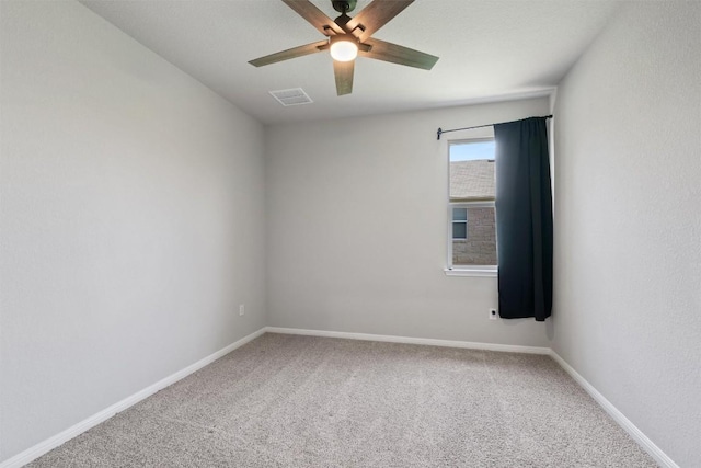 632 Otto Ave, Georgetown, TX 78626 - empty room with ceiling fan and carpet floors