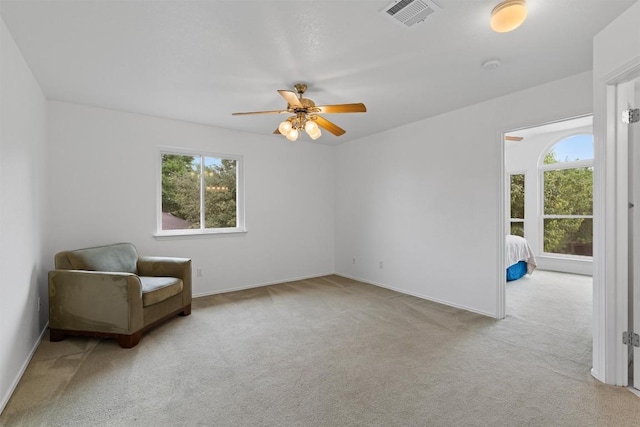 14708 Single Trce, Austin, TX 78728 - unfurnished room with healthy amount of natural light, carpet floors, a ceiling fan, and baseboards