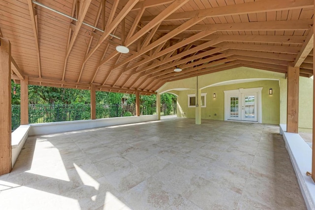 903 N Neans Dr, Austin, TX 78758 - view of patio / terrace with french doors