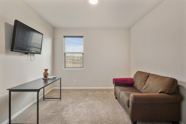408 Rainmaker Ln, Bastrop, TX 78602 - living area with baseboards and carpet