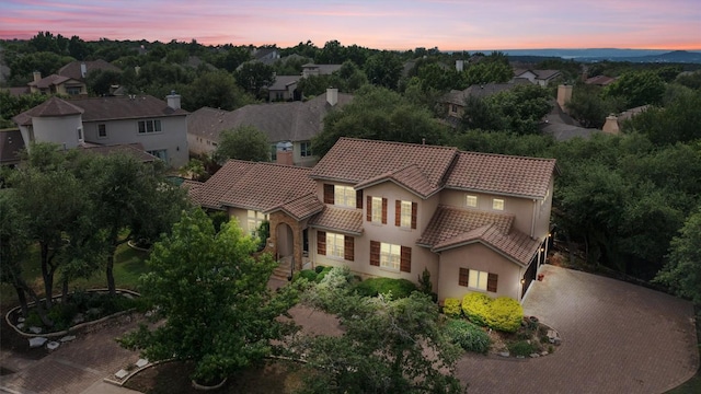8212 Denali Pkwy, Austin, TX 78726 - aerial view at dusk of a residential view
