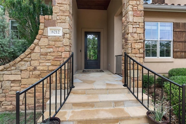 8212 Denali Pkwy, Austin, TX 78726 - view of exterior entry featuring stucco siding