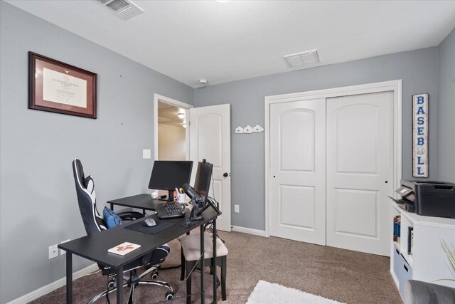 5627 Sabbia Dr, Round Rock, TX 78665 - carpeted office featuring baseboards