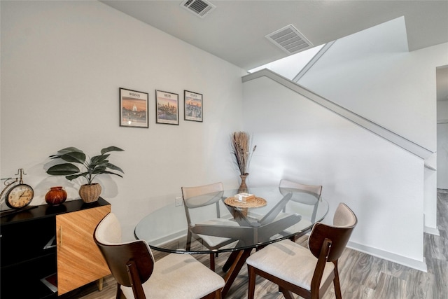 13901 Zuhause Dr, Pflugerville, TX 78660 - dining space featuring wood finished floors and baseboards