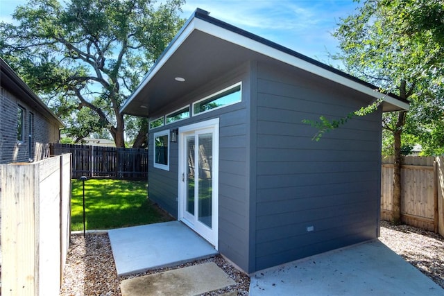 121 Split Oak Dr, Cedar Park, TX 78613 - view of outbuilding featuring a fenced backyard