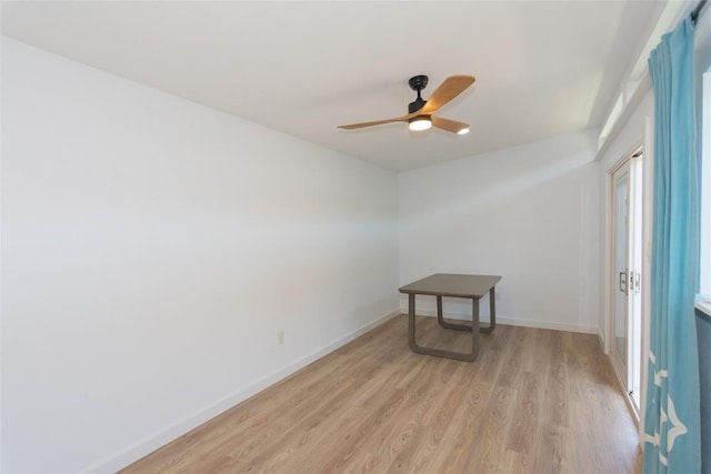 121 Split Oak Dr, Cedar Park, TX 78613 - spare room with light wood-type flooring and ceiling fan