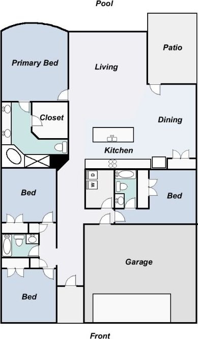 121 Split Oak Dr, Cedar Park, TX 78613 - view of home floor plan