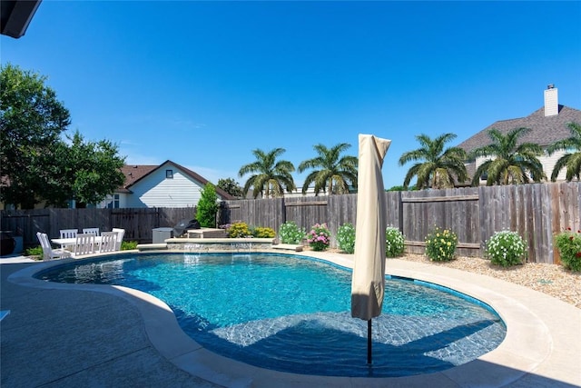 121 Split Oak Dr, Cedar Park, TX 78613 - view of swimming pool featuring a fenced backyard and a patio area