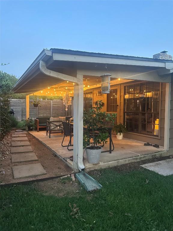 8701 Millway Dr, Austin, TX 78757 - back of house with a patio