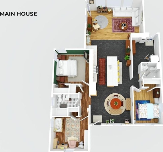 109 W 55th 1/2 St, Austin, TX 78751 - floor plan / room layout