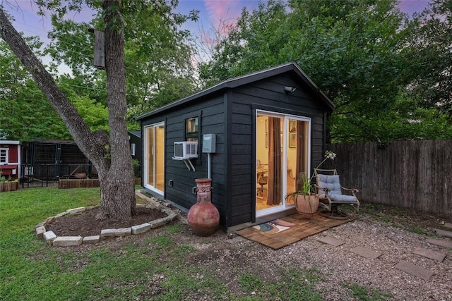 109 W 55th 1/2 St, Austin, TX 78751 - view of outbuilding with cooling unit
