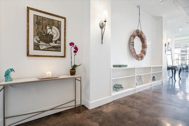 311 W 5th St W Unit 902, Austin, TX 78701 - corridor with concrete floors and baseboards