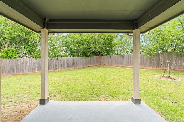 1012 Chad Loop, Round Rock, TX 78665 - fenced backyard with a patio