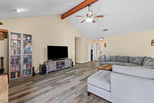 811 Timber Trl, Cedar Park, TX 78613 - living room with wood finished floors and ceiling fan