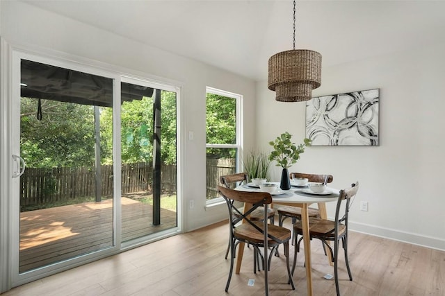 2012 Mimosa Trl, Round Rock, TX 78664 - dining space with wood finished floors and baseboards