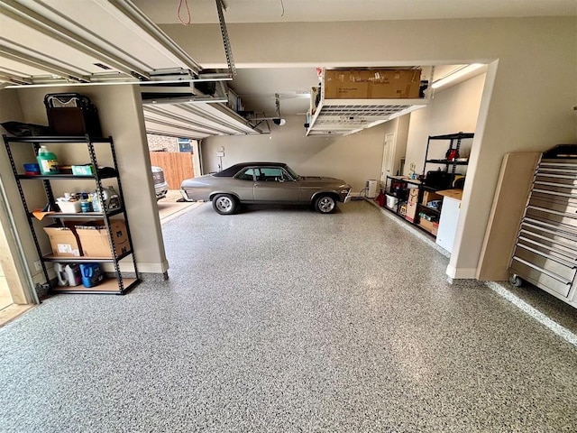 707 Mendocino Ln, Austin, TX 78737 - garage with baseboards