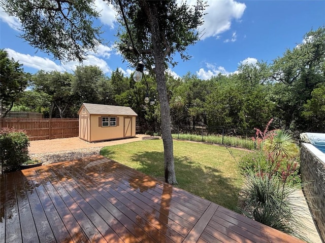 707 Mendocino Ln, Austin, TX 78737 - deck featuring view of scattered trees