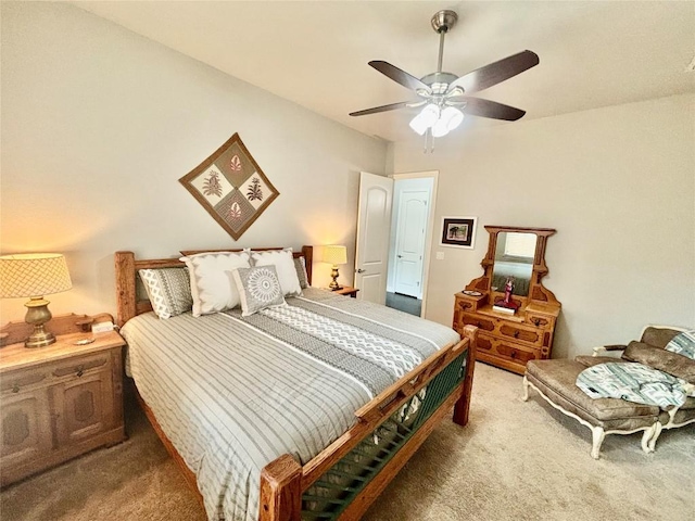 707 Mendocino Ln, Austin, TX 78737 - bedroom featuring carpet and ceiling fan